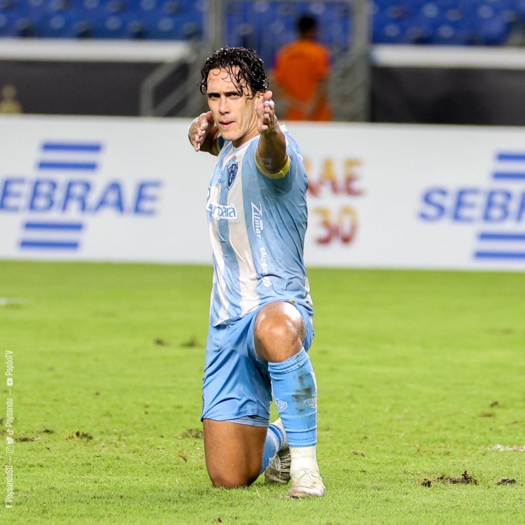 Nicolas foi o autor do único gol da partida – Crédito: Jorge Luís Totti Nicolas foi o autor do único gol da partida - Crédito: Jorge Luís Totti