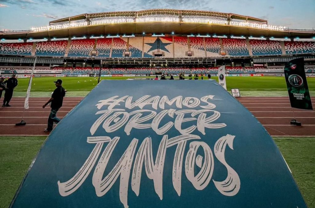 Estádio do Mangueirão – Crédito: Reprodução/Redes sociais oficiais do clube Estádio do Mangueirão - Crédito: Reprodução/Redes sociais oficiais do clube