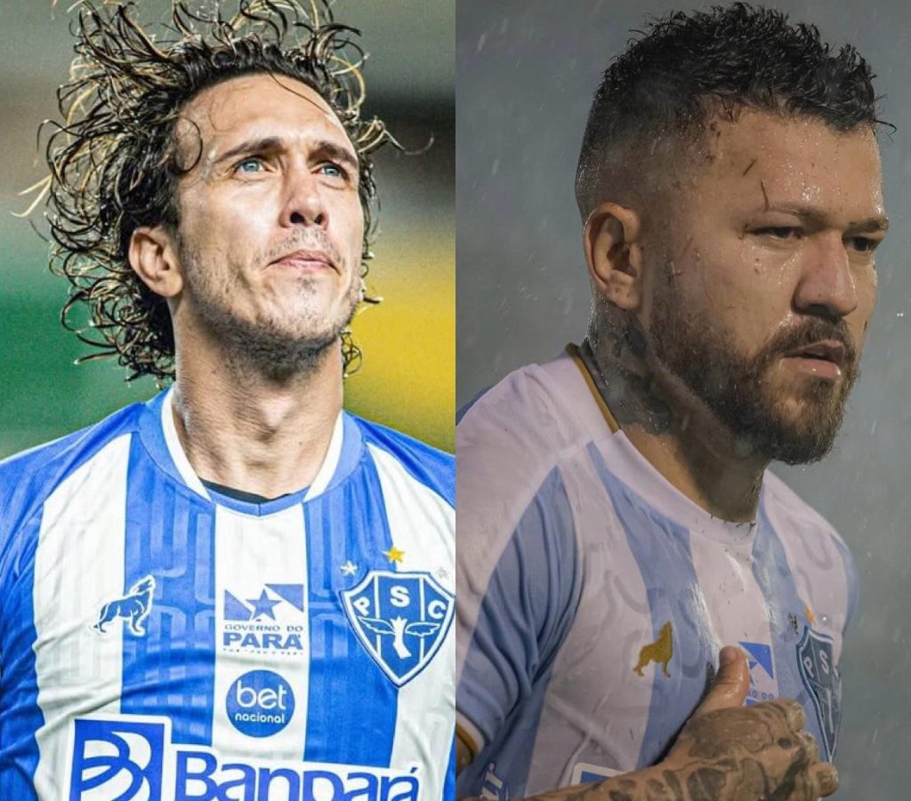 Nicolas e Rossi são titulares no Papão – Crédito: Reprodução/Redes sociais dos jogadores Nicolas e Rossi são titulares no Papão - Crédito: Reprodução/Redes sociais dos jogadores