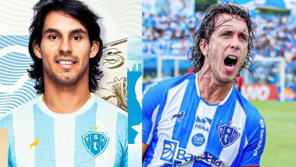 nicolas e jorge ataque paysandu Novo reforço bicolor chega para disputar posição com Nicolas no comando do ataque