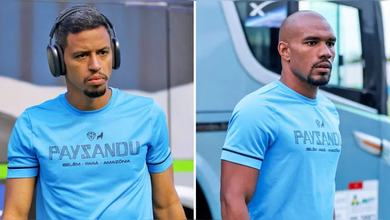 Matheus-Nogueira-e-Kevyn paysandu Jorge Luís Totti / Paysandu