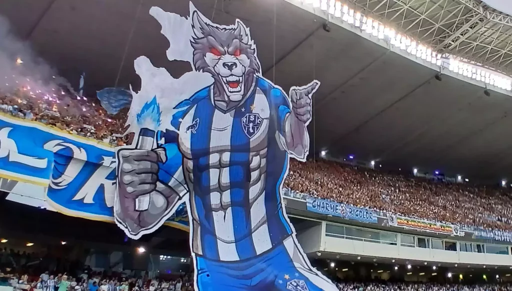 Mosaico do Paysandu – torcedor move acao Mosaico Paysandu - Torcedor move ação!