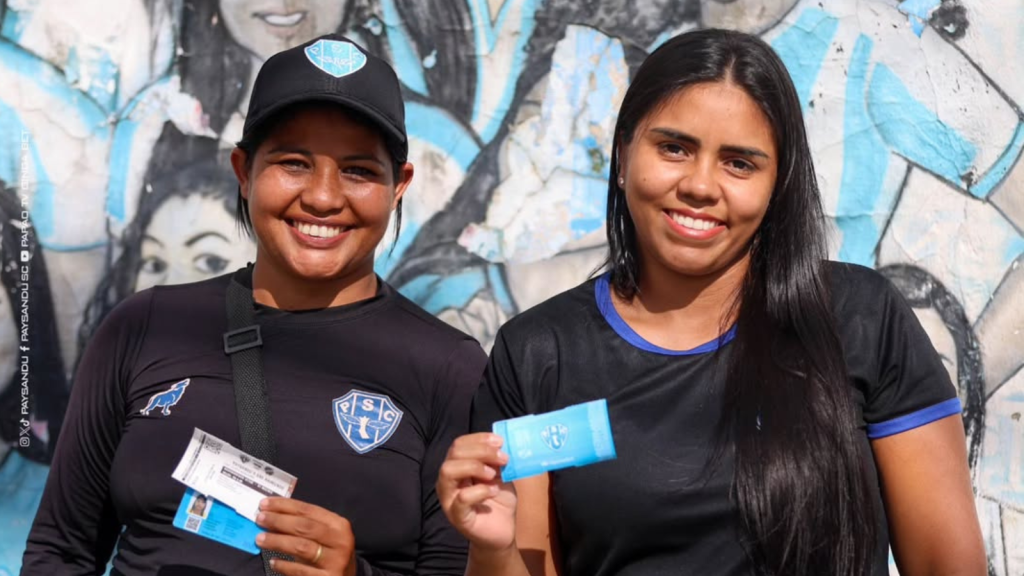ingresso feminino paysandu Jorge Luís Totti/Paysandu