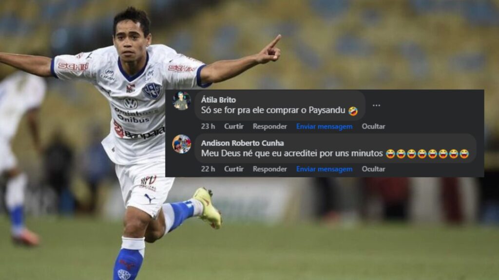 Yago pikachu de volta para o paysandu